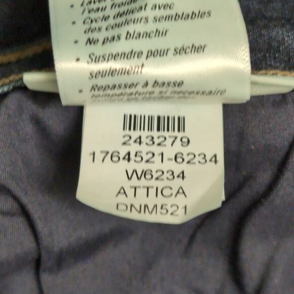 NWT Paige Verdugo Ankle in Attica Dark Wash 5 Pocket Skinny Jeans Size 28 - Picture 13 of 14